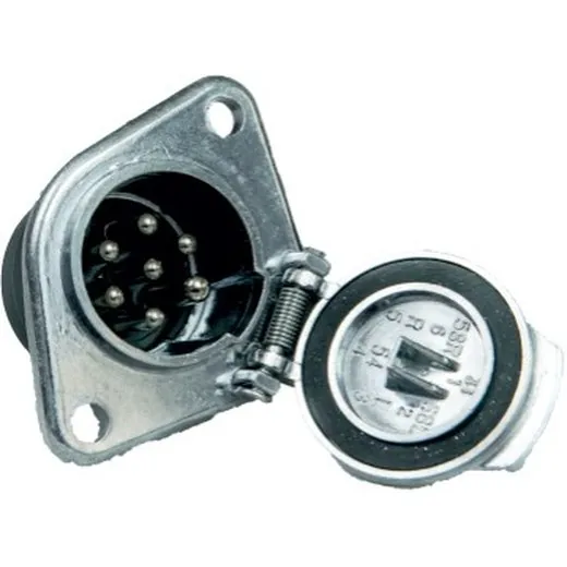 Gniazdo metalowe 7PIN typ N