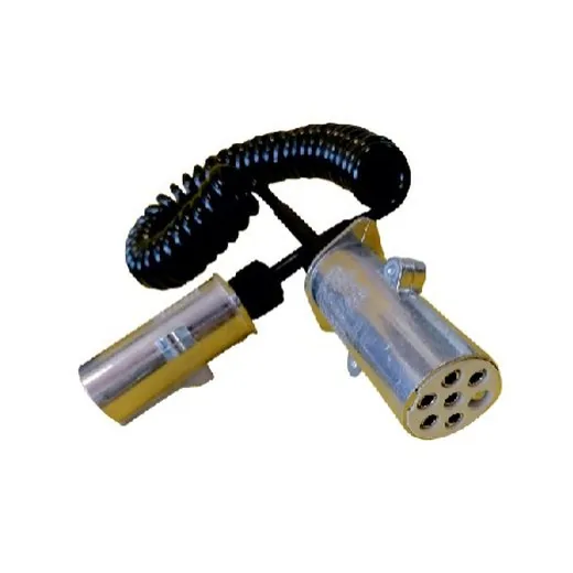 Przewód spiralny, wtyczki metalowe 7PIN typu S
