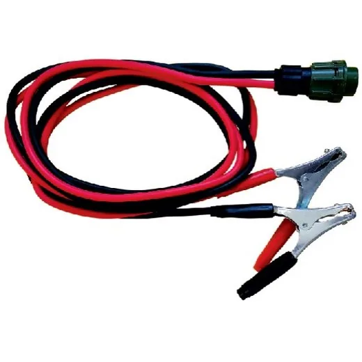Przewody rozruchowe, wtyczka NATO 2-PIN + 2 × zacisk