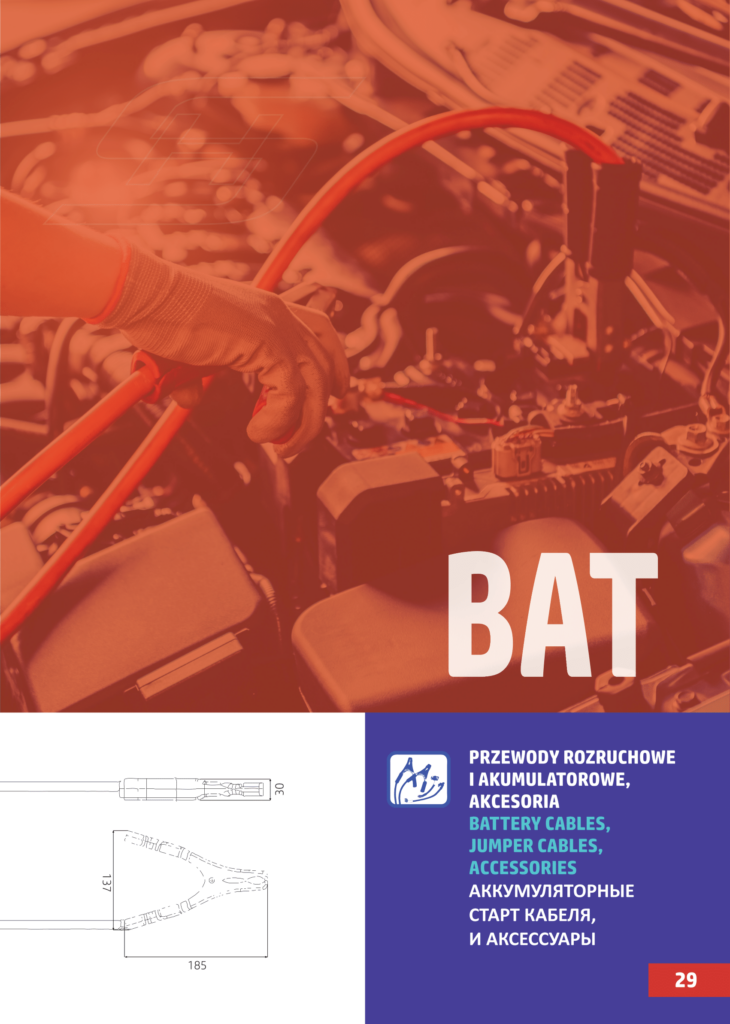 PDF-Katalog BAT – Starthilfekabel, Batteriekabel und Zubehör
